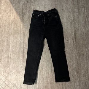 Agolde Riley Black Jeans